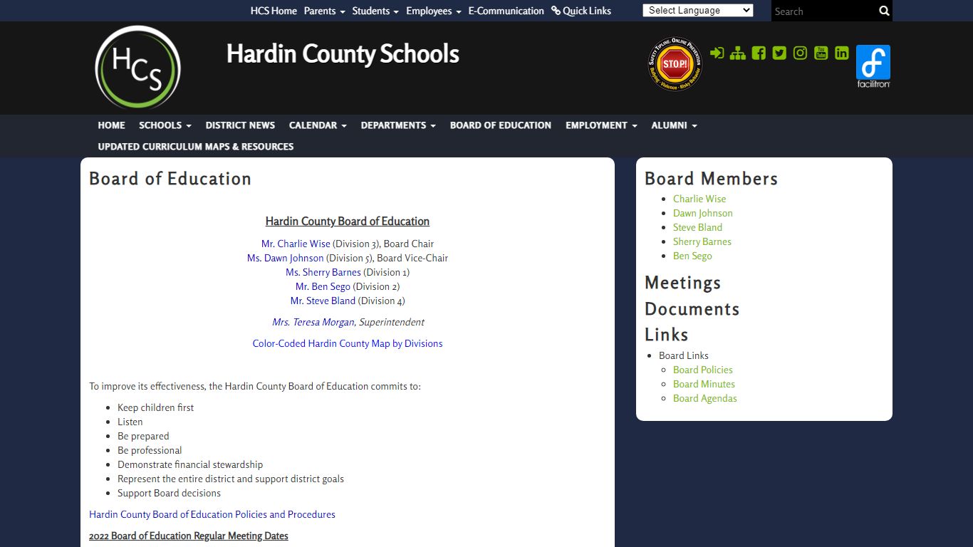 Board - Hardin County Schools